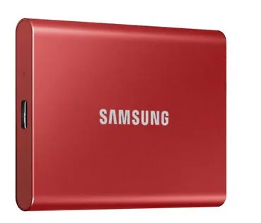 Samsung Dysk Portable T7 1TB USB3.2 GEN.2 czerwony