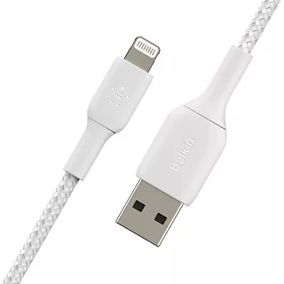 Belkin Kabel Braided USB- Lightning 15cm biały