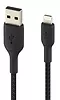 Belkin Kabel Braided USB- Lightning 2m czarne