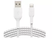 Belkin Kabel USB- Lightning Braided  3m biały