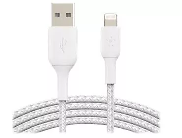 Belkin Kabel USB- Lightning Braided  3m biały