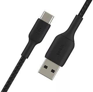 Belkin Kabel Braided USB-C USB-A 2m  czarny