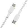 Belkin Kabel Braided USB-C USB-C 1m biały