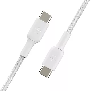 Belkin Kabel Braided USB-C USB-C 1m biały