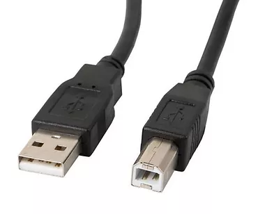 Lanberg Kabel USB-A(M)->USB-B(M) 2.0 1M CZARNY