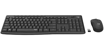 Zestaw klawiatura i mysz Logitech MK295 Silent Wireless grafitowy