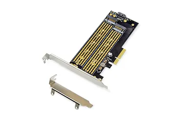Digitus Karta rozszerzeń (Kontroler) M.2 NGFF/NVMe SSD PCIe 3.0 x4 SATA 110, 80, 60, 42, 30mm