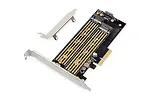 Digitus Karta rozszerzeń (Kontroler) M.2 NGFF/NVMe SSD PCIe 3.0 x4 SATA 110, 80, 60, 42, 30mm