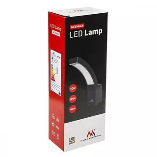 Maclean Lampa LED ścienna elewacyjna 10W MCE343 GR