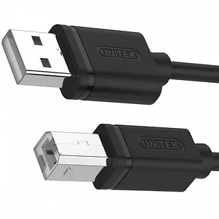 Unitek Kabel USB 2.0 AM-BM, 3M; Y-C420GBK