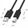 Unitek Kabel USB 2.0 AM-BM, 3M; Y-C420GBK