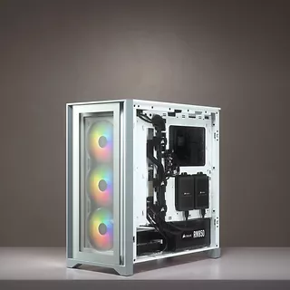 Corsair Obudowa iCUE 4000X RGB TG Mid Tower biała