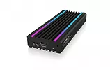 IcyBox IB-1824ML-C31 Obudowa M.2 NVMe z oświetleniem RGB