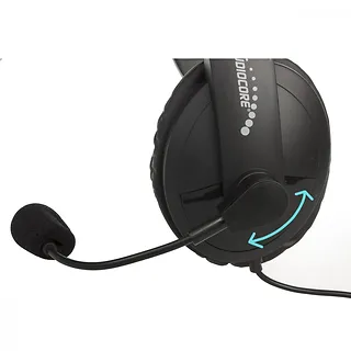 Audiocore Słuchawki nauszne USB mikrofon AC862