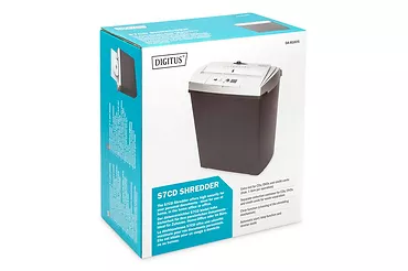 Digitus Niszczarka dokumentów oraz kart kredytowych i płyt CD S7CD max. 7 arkuszy paski DIN P-1 13L