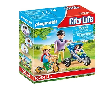 Playmobil Zestaw z figurkami City Life 70284 Mama z dziećmi