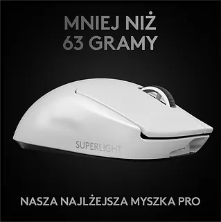 Mysz Logitech G Pro X Superlight Biały