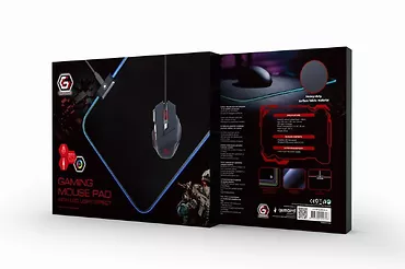 Gembird Podkładka pod mysz LED rozmiar M