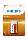 Philips Bateria 6F22 9V LONGLIF E (1 SZT BLISTER)