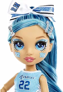Mga Lalka Rainbow High Cheer Doll, Skyler Bradshaw Niebieska