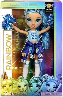 Mga Lalka Rainbow High Cheer Doll, Skyler Bradshaw Niebieska