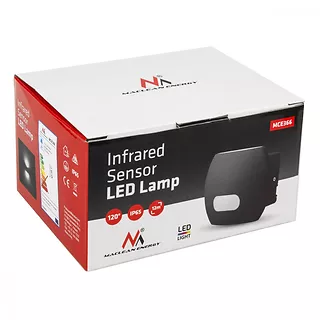 Maclean Ścienna lampa LED z czujnikim PIR MCE366