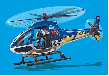 Playmobil Zestaw z figurkami City Action 70569 Policyjny śmigłowiec