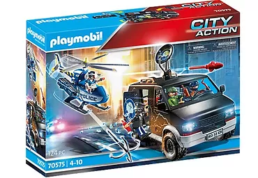 Playmobil Zestaw z figurkami City Action 70575 Policyjny helikopter