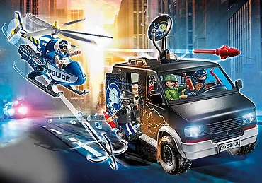 Playmobil Zestaw z figurkami City Action 70575 Policyjny helikopter
