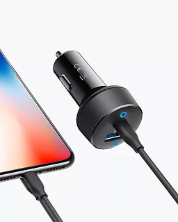 Anker Ładowarka samochodowa PowerDrive PD+2 18W USB-C + 15W USB-A     czarna