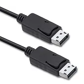 Qoltec Kabel DisplayPort v1.2 męski | DisplayPort v1.2 męski | 4K | 1m