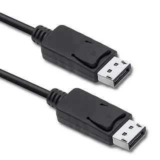 Qoltec Kabel DisplayPort v1.2 męski | DisplayPort v1.2 męski | 4K | 1m