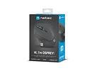 Natec Mysz bezprzewodowa Osprey 1600DPI Bluetooth + 2.4GHz Czarno-szara