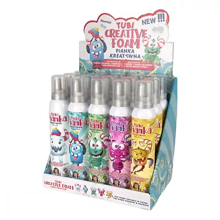 TUBAN Tubi Pianki mix 200 ml Display 15 sztuk