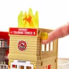 Mattel Zestaw z garażem Matchbox Prawdziwe Przygody Straż Pożarna
