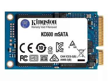 Kingston Dysk SSD SKC600 256GB mSATA 550/500 MB/s