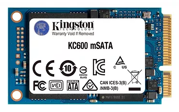 Kingston Dysk SSD SKC600 1024GB mSATA 550/520 MB/s