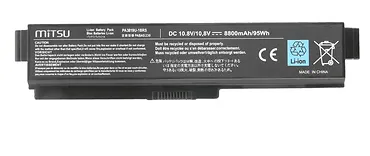 Mitsu Bateria do Toshiba L700, L730, L750 8800 mAh (95 Wh) 10.8 - 11.1 Volt