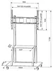 Techly Stojak LCD 55-100 cali 150 kg