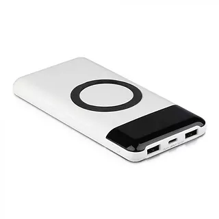 V-tac Power Bank 10000 mAh 2A indukcja Biały