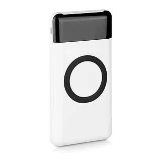 V-tac Power Bank 10000 mAh 2A indukcja Biały