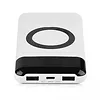 V-tac Power Bank 10000 mAh 2A indukcja Biały