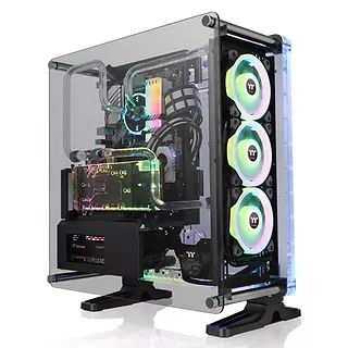 Thermaltake obudowa - DistroCase 350P Black Tempered Glass