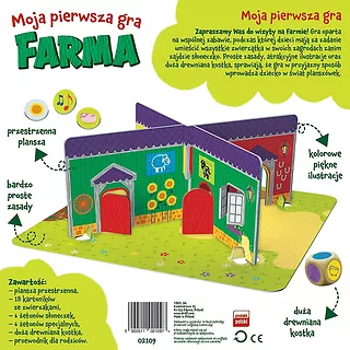 Gra Farma Moja pierwsza gra Trefl Baby