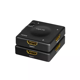 LogiLink Switch 3x1 HDMI, 1080p 60Hz