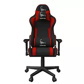 Gembird Krzesło gamingowe Scorpion czarno-czerwone