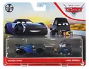 Mattel Pojazdy Cars/Auta Dwupak Jackson Sztorm & Laura Spinwell
