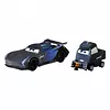 Mattel Pojazdy Cars/Auta Dwupak Jackson Sztorm & Laura Spinwell