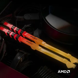 Kingston Pamięć DDR4 FURY Beast RGB 16GB(1*16GB)/2666 CL16