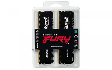 Kingston Pamięć DDR4 FURY Beast RGB 16GB(2*8GB)/3733 CL19